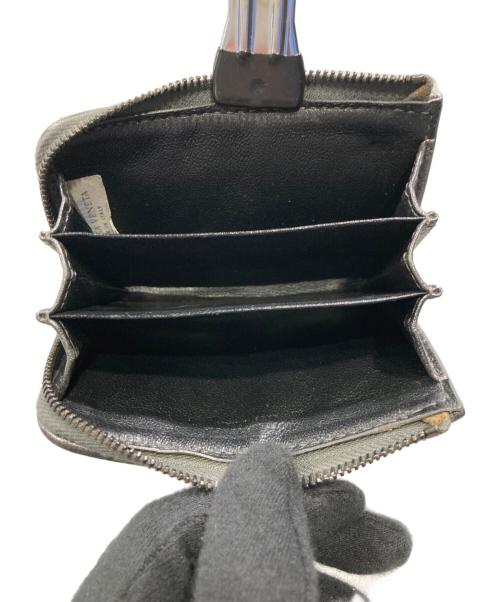 BOTTEGA VENETA（ボッテガベネタ）BOTTEGA VENETA (ボッテガベネタ) イントレチャート カードケース シルバーの古着・服飾アイテム