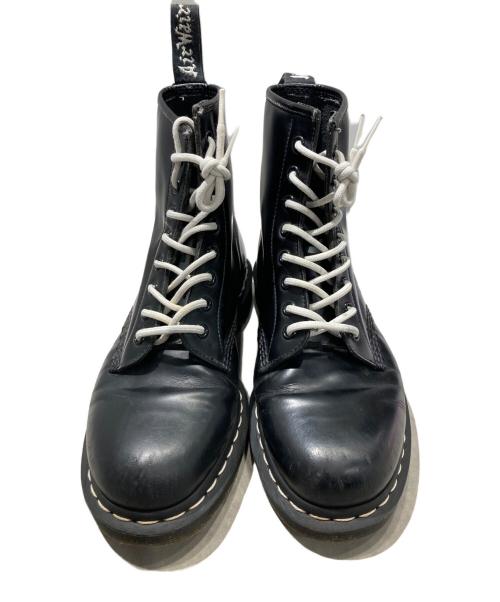 Dr.Martens（ドクターマーチン）Dr.Martens (ドクターマーチン) 1460 8ホールブーツ MONO ブラック×ホワイト サイズ:表記なしの古着・服飾アイテム