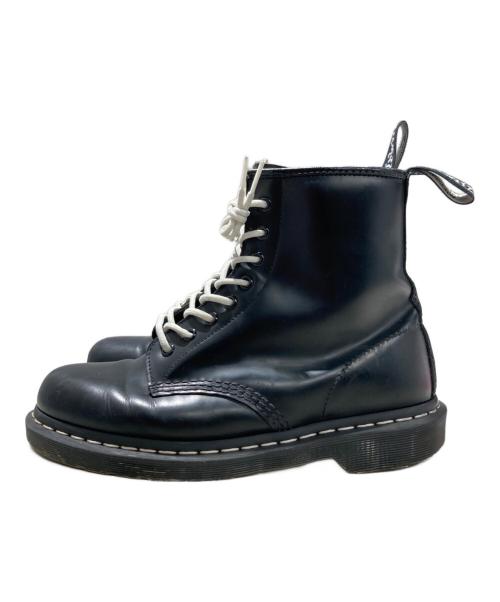 Dr.Martens（ドクターマーチン）Dr.Martens (ドクターマーチン) 1460 8ホールブーツ MONO ブラック×ホワイト サイズ:表記なしの古着・服飾アイテム