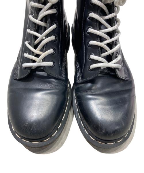 Dr.Martens（ドクターマーチン）Dr.Martens (ドクターマーチン) 1460 8ホールブーツ MONO ブラック×ホワイト サイズ:表記なしの古着・服飾アイテム