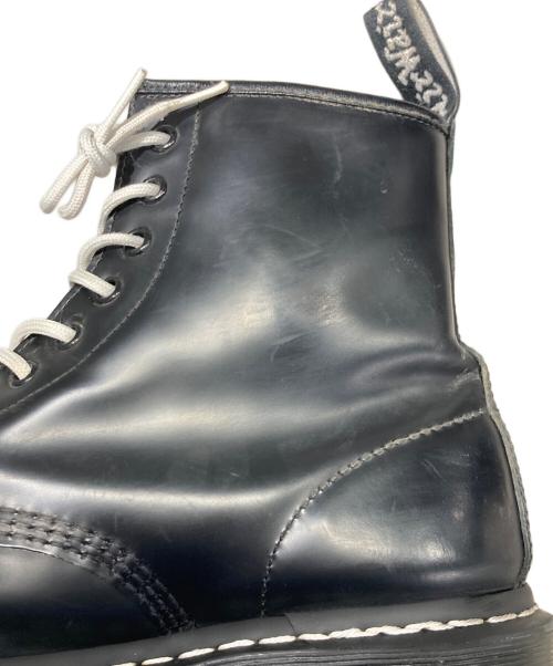 Dr.Martens（ドクターマーチン）Dr.Martens (ドクターマーチン) 1460 8ホールブーツ MONO ブラック×ホワイト サイズ:表記なしの古着・服飾アイテム