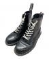 Dr.Martens（ドクターマーチン）の古着「1460 8ホールブーツ MONO」｜ブラック×ホワイト
