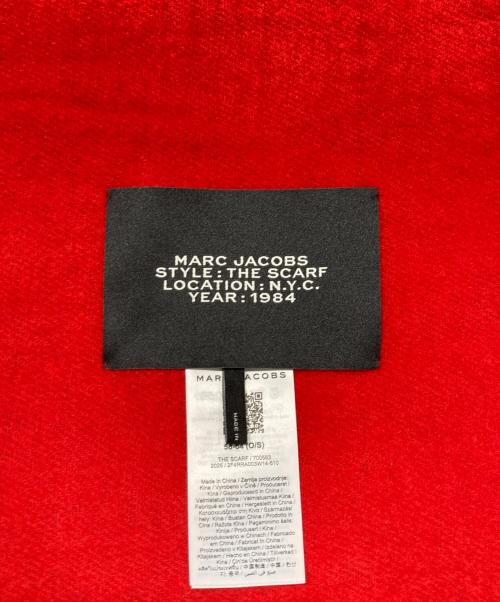 MARC JACOBS（マークジェイコブス）MARC JACOBS (マークジェイコブス) THE SCARF レッド×パープル サイズ:58-64 (O/S)の古着・服飾アイテム