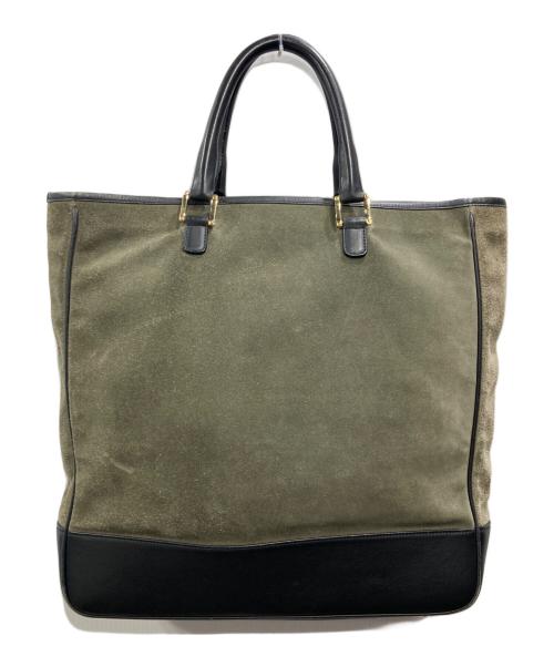 LOEWE（ロエベ）LOEWE (ロエベ) アナグラム トートバッグ カーキの古着・服飾アイテム
