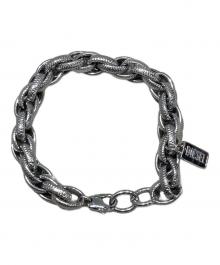 DIESEL（ディーゼル）の古着「ブラックアゲート ブレスレット」