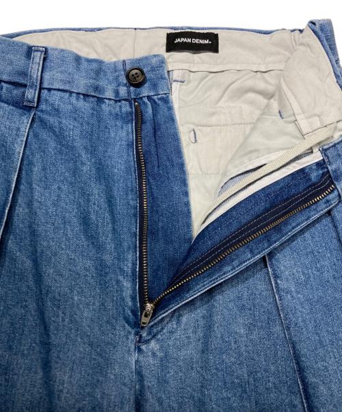 RAINMAKER（レインメーカー）RAINMAKER (レインメーカー) JAPAN DENIM (ジャパンデニム) SHIRRING TROUSERS スカイブルー サイズ:1の古着・服飾アイテム