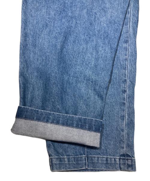 RAINMAKER（レインメーカー）RAINMAKER (レインメーカー) JAPAN DENIM (ジャパンデニム) SHIRRING TROUSERS スカイブルー サイズ:1の古着・服飾アイテム