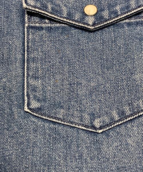 RAINMAKER（レインメーカー）RAINMAKER (レインメーカー) JAPAN DENIM (ジャパンデニム) WESTERN SHIRT JACKET ブルー サイズ:1の古着・服飾アイテム