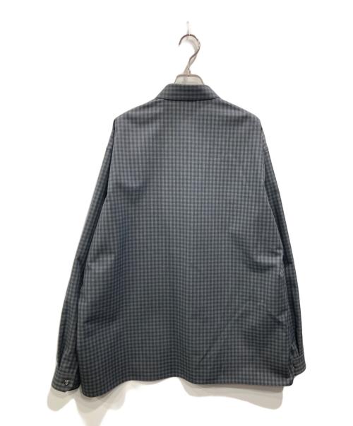 THE RERACS（ザ リラクス）THE RERACS (ザ リラクス) PE SUPER LIGHT SPUN THE PERFECT SHIRT グレー サイズ:48の古着・服飾アイテム