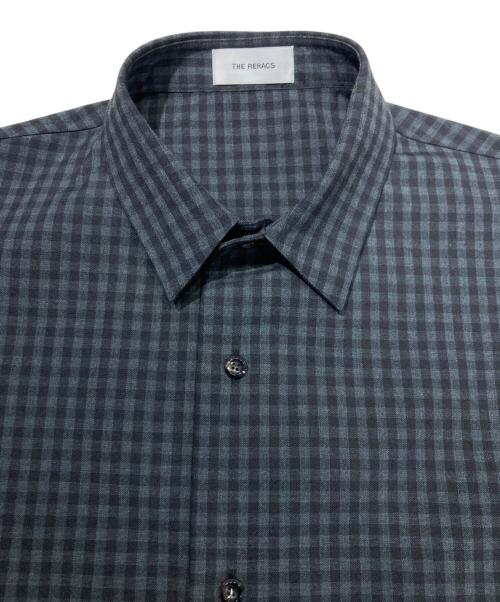 THE RERACS（ザ リラクス）THE RERACS (ザ リラクス) PE SUPER LIGHT SPUN THE PERFECT SHIRT グレー サイズ:48の古着・服飾アイテム