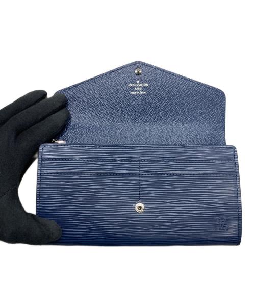 LOUIS VUITTON（ルイ ヴィトン）LOUIS VUITTON (ルイ ヴィトン) 長財布 ネイビーの古着・服飾アイテム