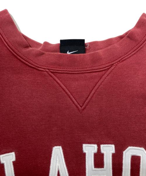 NIKE（ナイキ）NIKE (ナイキ) オールドクルーネックスウェット レッド サイズ:SIZE Mの古着・服飾アイテム