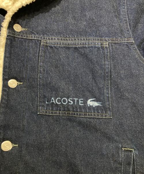 LACOSTE（ラコステ）LACOSTE (ラコステ) ボアライニングデニムジャケット インディゴ サイズ:SIZE US M/Lの古着・服飾アイテム