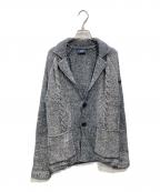 ARMANI JEANSアルマーニジーンズ）の古着「ニットカーディガン」｜グレー