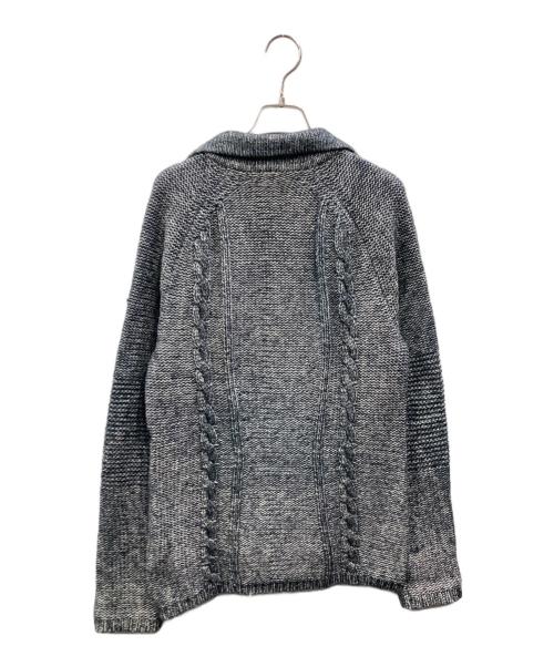 ARMANI JEANS（アルマーニジーンズ）ARMANI JEANS (アルマーニジーンズ) ニットカーディガン グレー サイズ:US Mの古着・服飾アイテム