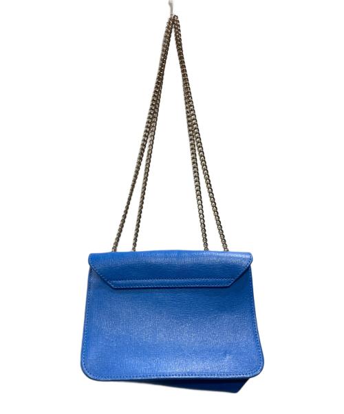 FURLA（フルラ）FURLA (フルラ) メトロポリス チェーンショルダーバッグ ブルーの古着・服飾アイテム