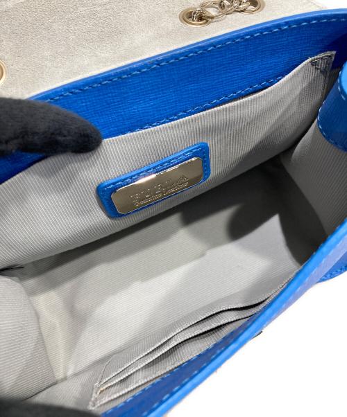 FURLA（フルラ）FURLA (フルラ) メトロポリス チェーンショルダーバッグ ブルーの古着・服飾アイテム