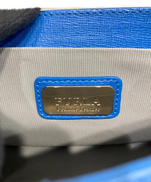 FURLA（フルラ）FURLA (フルラ) メトロポリス チェーンショルダーバッグ ブルーの古着・服飾アイテム