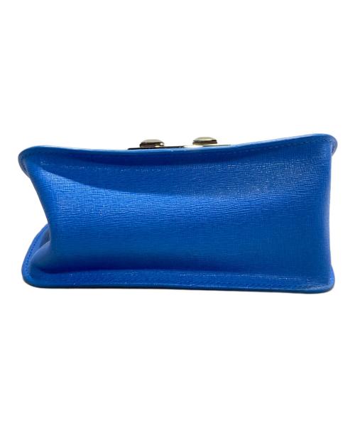 FURLA（フルラ）FURLA (フルラ) メトロポリス チェーンショルダーバッグ ブルーの古着・服飾アイテム
