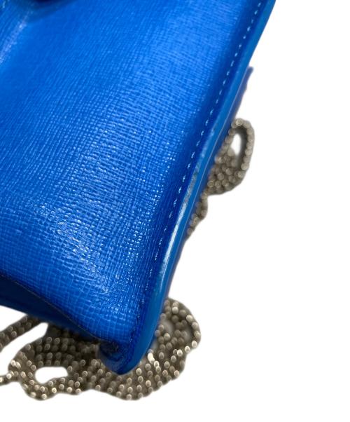 FURLA（フルラ）FURLA (フルラ) メトロポリス チェーンショルダーバッグ ブルーの古着・服飾アイテム