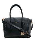 FURLAフルラ）の古着「TESSA 2WAYバッグ」｜ブラック