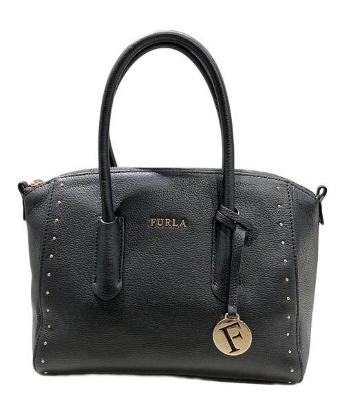 FURLA（フルラ）FURLA (フルラ) TESSA 2WAYバッグ ブラックの古着・服飾アイテム