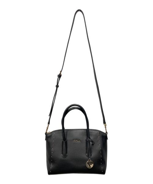 FURLA（フルラ）FURLA (フルラ) TESSA 2WAYバッグ ブラックの古着・服飾アイテム