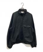 ANCELLMアンセルム）の古着「VEGAN SUEDE KIMONO BLOUSON（ヴィーガン・スエード・キモノ・ブルゾン）」｜ブラック