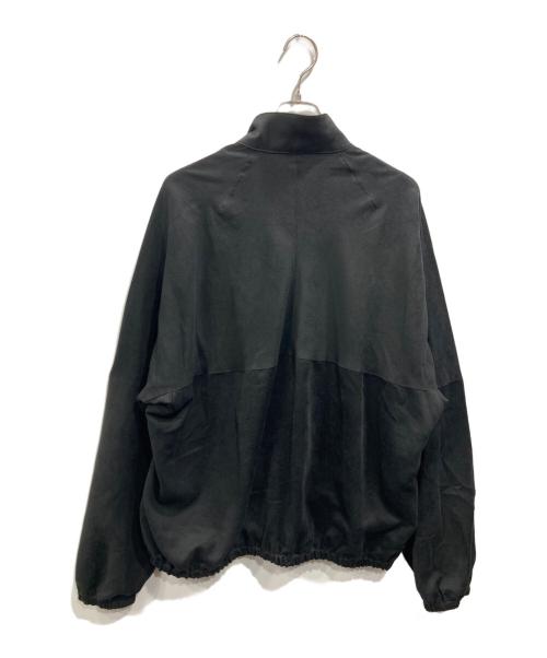 ANCELLM（アンセルム）ANCELLM (アンセルム) VEGAN SUEDE KIMONO BLOUSON（ヴィーガン・スエード・キモノ・ブルゾン） ブラック サイズ:SIZE 2の古着・服飾アイテム