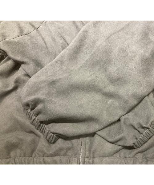 ANCELLM（アンセルム）ANCELLM (アンセルム) VEGAN SUEDE KIMONO BLOUSON（ヴィーガン・スエード・キモノ・ブルゾン） ブラック サイズ:SIZE 2の古着・服飾アイテム