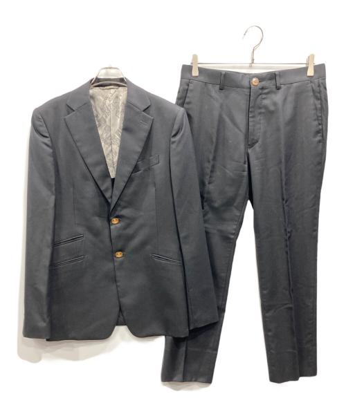 Vivienne Westwood man（ヴィヴィアン ウェストウッド マン）Vivienne Westwood man (ヴィヴィアン ウェストウッド マン) オーブボタン セットアップ ブラック サイズ:46の古着・服飾アイテム