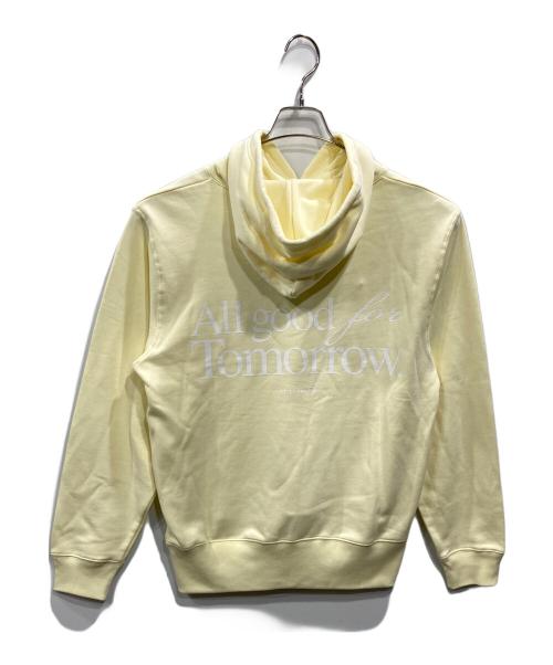 MAQWEL（マクウェル）MAQWEL (マクウェル) ウォッシャブルAgfT HOODIE イエロー サイズ:Fの古着・服飾アイテム