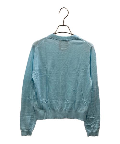 N.O.R.C（ノーク）N.O.R.C (ノーク) WOOL SILK PACK ENSEMBLE KNIT ブルー サイズ:SIZE Freeの古着・服飾アイテム