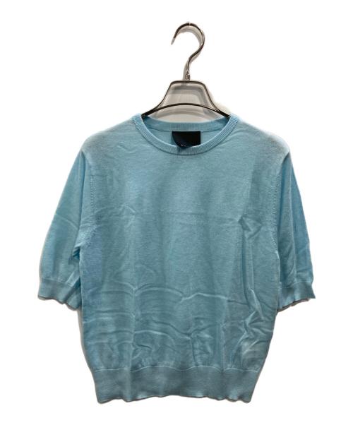 N.O.R.C（ノーク）N.O.R.C (ノーク) WOOL SILK PACK ENSEMBLE KNIT ブルー サイズ:SIZE Freeの古着・服飾アイテム
