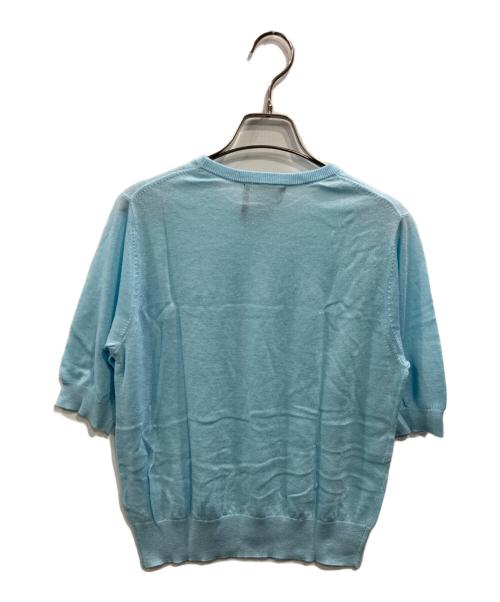 N.O.R.C（ノーク）N.O.R.C (ノーク) WOOL SILK PACK ENSEMBLE KNIT ブルー サイズ:SIZE Freeの古着・服飾アイテム