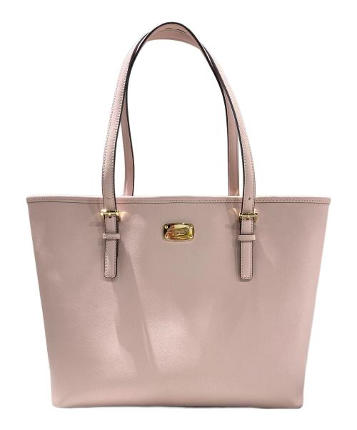 MICHAEL KORS（マイケルコース）MICHAEL KORS (マイケルコース) JET SET TRAVEL トートバッグ ピンクの古着・服飾アイテム