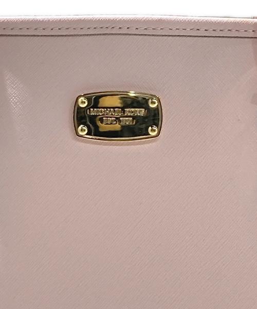 MICHAEL KORS（マイケルコース）MICHAEL KORS (マイケルコース) JET SET TRAVEL トートバッグ ピンクの古着・服飾アイテム