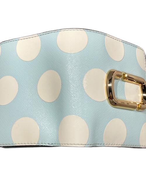 MARC JACOBS（マークジェイコブス）MARC JACOBS (マークジェイコブス) SNAPSHOT ウォレット ブルーの古着・服飾アイテム