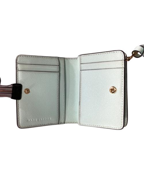 MARC JACOBS（マークジェイコブス）MARC JACOBS (マークジェイコブス) SNAPSHOT ウォレット ブルーの古着・服飾アイテム