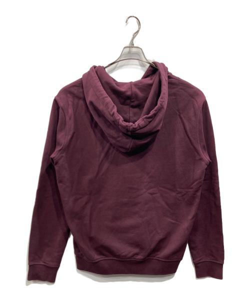 Maison Margiela（メゾンマルジェラ）Maison Margiela (メゾンマルジェラ) STEREOTYPE Zip-up Hoodie ボルドー サイズ:SIZE 48の古着・服飾アイテム