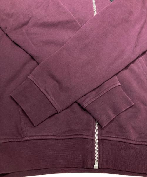 Maison Margiela（メゾンマルジェラ）Maison Margiela (メゾンマルジェラ) STEREOTYPE Zip-up Hoodie ボルドー サイズ:SIZE 48の古着・服飾アイテム