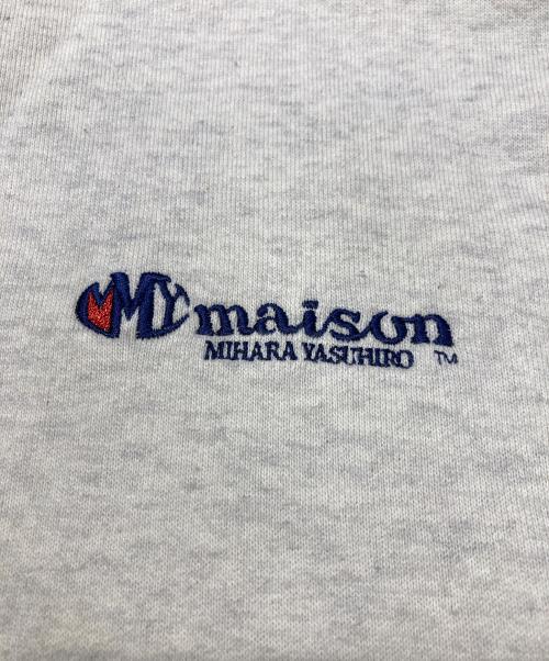 Maison MIHARA YASUHIRO（メゾン ミハラ ヤスヒロ）Maison MIHARA YASUHIRO (メゾン ミハラ ヤスヒロ) 23AW ダメージ加工 ジップパーカー アイボリー サイズ:SIZE 48の古着・服飾アイテム