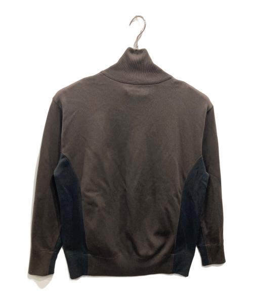 stein（シュタイン）stein (シュタイン) CUPRO BICOLOR ZIP JACKET MILITARY KHAKI × BLA サイズ:Mの古着・服飾アイテム