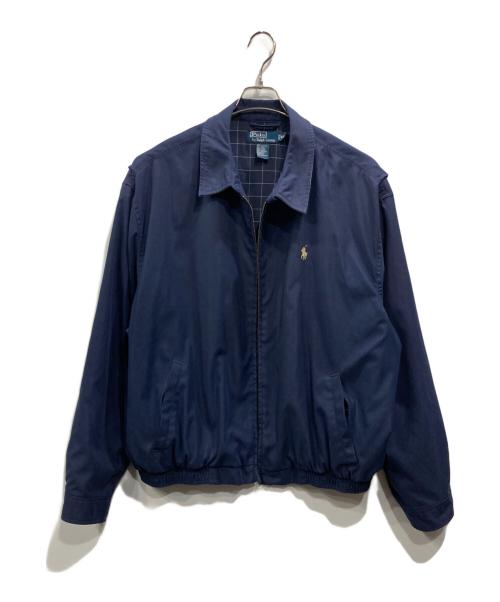 POLO RALPH LAUREN（ポロ・ラルフローレン）POLO RALPH LAUREN (ポロ・ラルフローレン) ハリントンジャケット ネイビー サイズ:XXLの古着・服飾アイテム