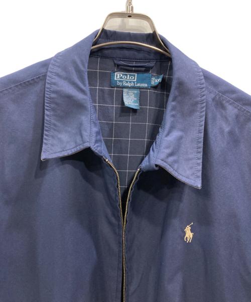 POLO RALPH LAUREN（ポロ・ラルフローレン）POLO RALPH LAUREN (ポロ・ラルフローレン) ハリントンジャケット ネイビー サイズ:XXLの古着・服飾アイテム