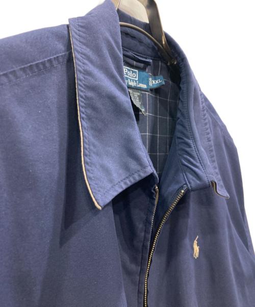 POLO RALPH LAUREN（ポロ・ラルフローレン）POLO RALPH LAUREN (ポロ・ラルフローレン) ハリントンジャケット ネイビー サイズ:XXLの古着・服飾アイテム