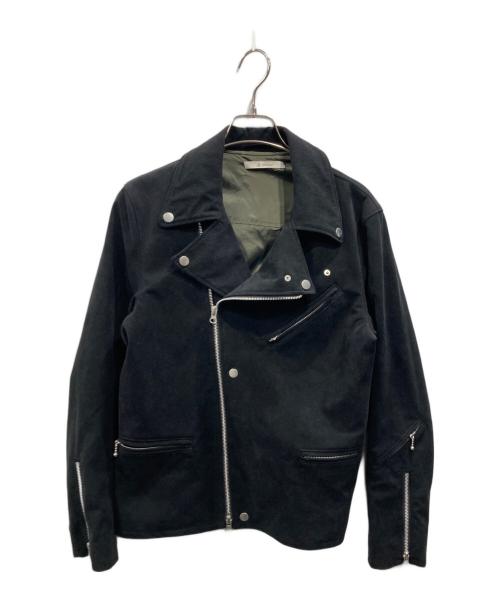 JOHNBULL（ジョンブル）Johnbull (ジョンブル) フェイクスエードライダースジャケット ブラック サイズ:Sの古着・服飾アイテム