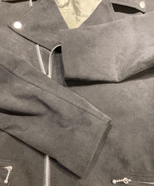 JOHNBULL（ジョンブル）Johnbull (ジョンブル) フェイクスエードライダースジャケット ブラック サイズ:Sの古着・服飾アイテム
