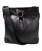 Salvatore Ferragamoサルヴァトーレ フェラガモ）の古着「ガンチーニ ショルダーバッグ」｜ブラック