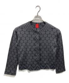 HaaT ISSEY MIYAKE（ハート イッセイ ミヤケ）の古着「マルチドット ノーカラージャケット」｜グレー